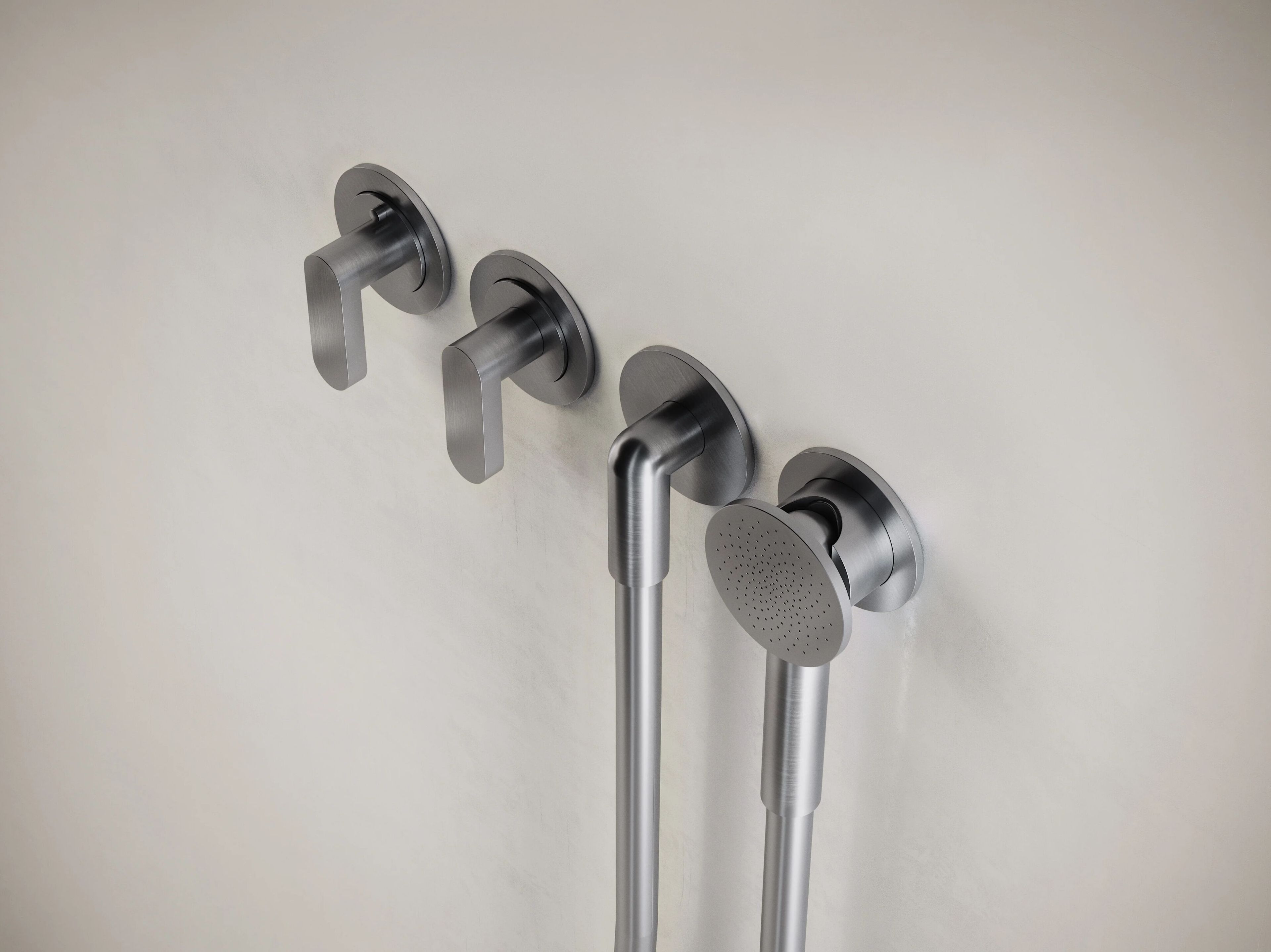Термостатический набор для душа из нержавеющей стали с ручным душем COCOON John Pawson ARCH-00134906