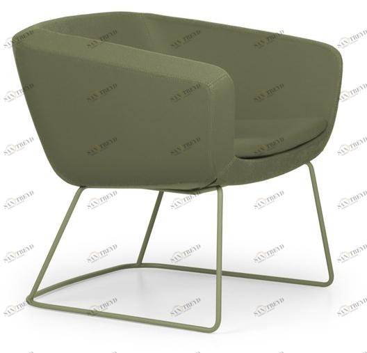 True Design Мягкое кресло-санки с подлокотниками Arca Aa7095