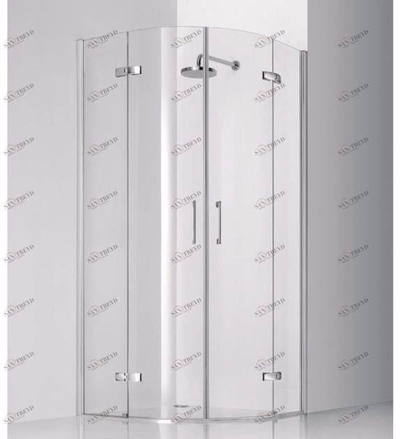 INDA® Полукруглая стеклянная душевая кабина с распашной дверцей Praia design sun-id-1451965