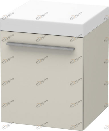 XL270409191 Мобильная тумба X-Large #XL2704 400 x 400 мм Серо-коричневый декор Duravit