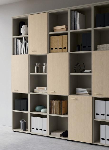 Las Mobili Модульный офисный книжный шкаф Contenitori universali evo sun-id-1510677 - Вид №1