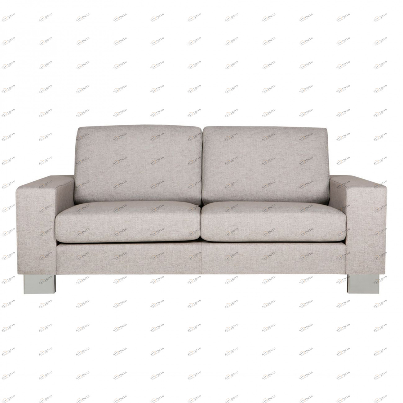 Диван Quattro 2 двухместный прямой светло-серый SITS QUATTRO 192292 Серый