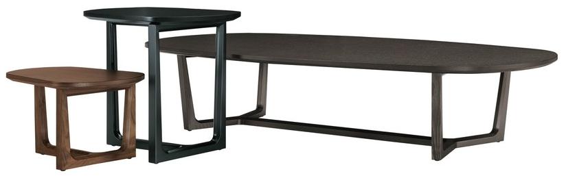 Poliform Низкий деревянный журнальный столик для гостиной sun-id-1462036 - Вид №5