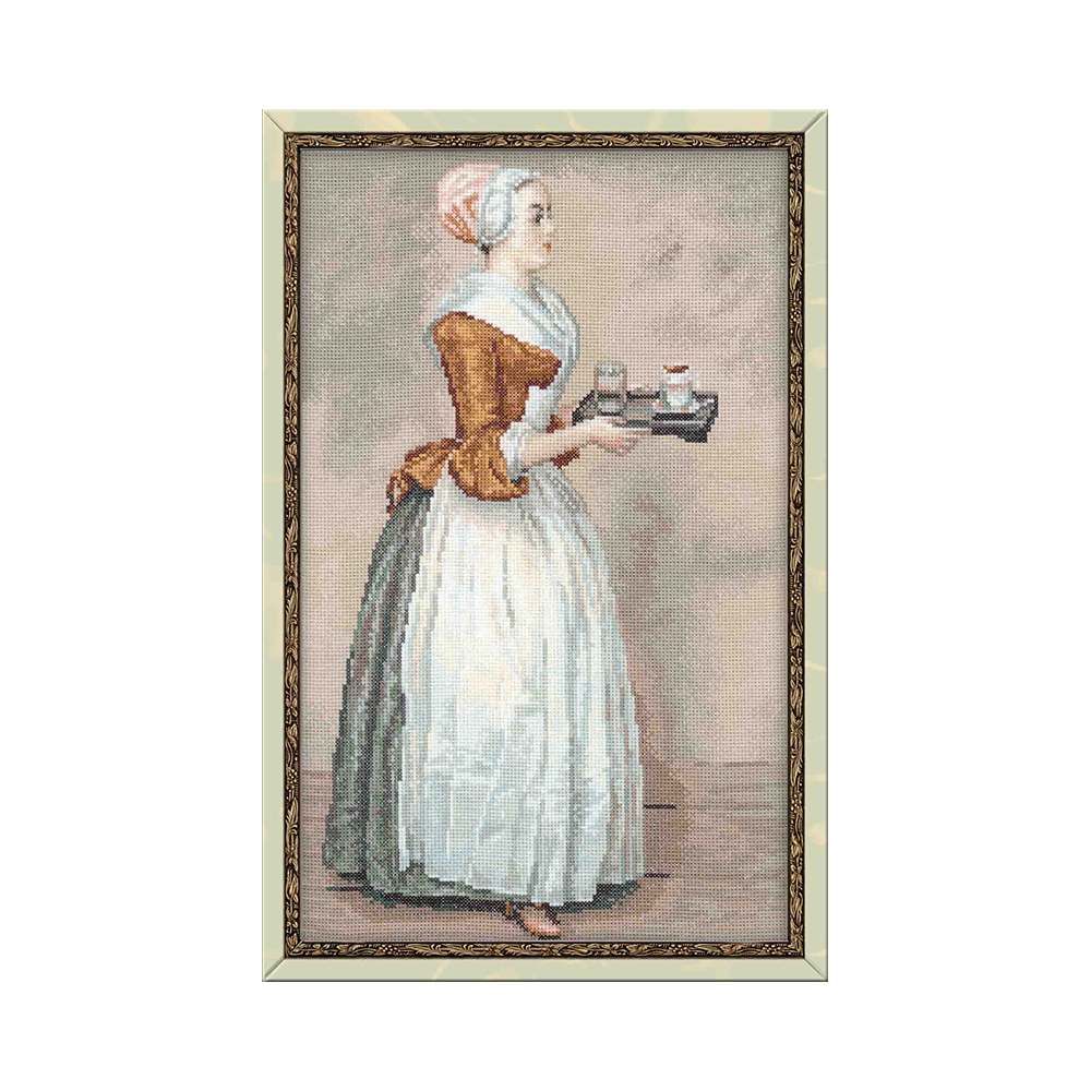 100/023 Набор для вышивания Шоколадница 40 х 24 см RIOLIS Premium