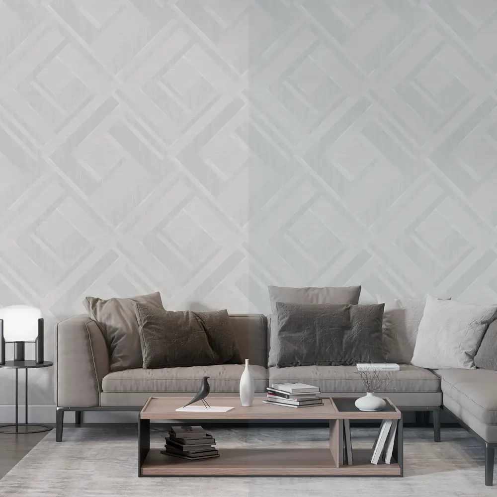 WALLSECRET Decorium - Флизелиновые обои серого оттенка для стильного интерьера 89366706 STLM-1471093 - Вид №4