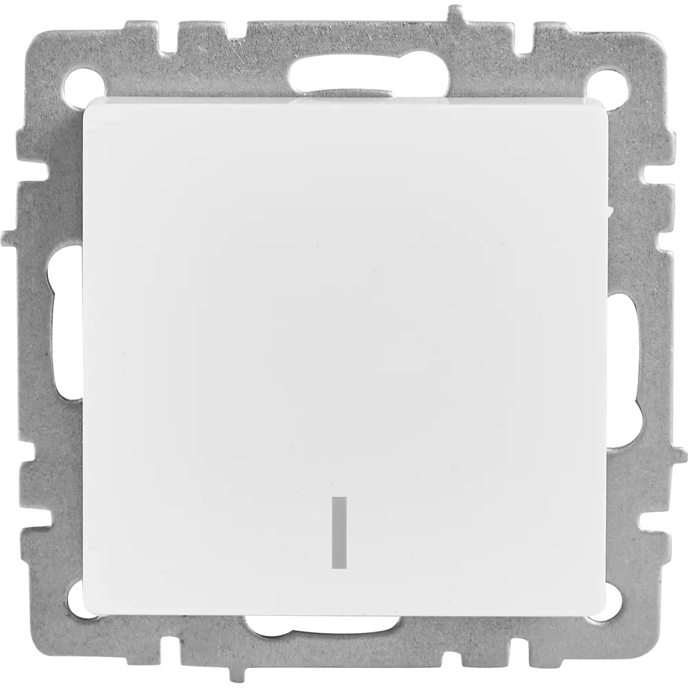 Выключатель IEK Brite с индикатором — минимализм в управлении светом 87761704 STLM-1369102 - Вид №1