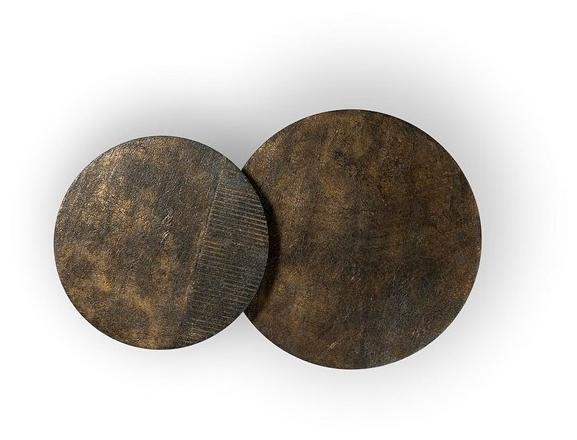 Ethnicraft Низкий круглый металлический журнальный столик sun-id-1473783 - Вид №10