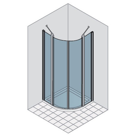 V6RP Vertica collection Душевая кабина DUKA 45008 - Вид №1