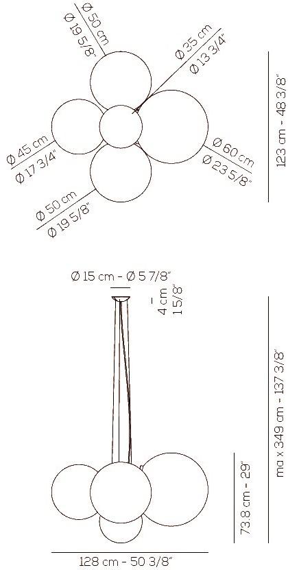 AXOLIGHT Led подвесной светильник в pmma Cloudy sun-id-1467320 - Вид №4