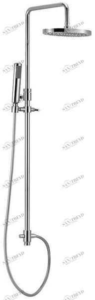 Rubinetterie Frattini Телескопическая стойка с переключателем и душевой лейкой Brera sun-id-1496891