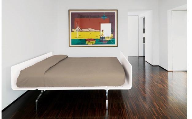 Alias Двуспальная кровать из алюминия и дерева Legnoletto sun-id-1359185 - Вид №1