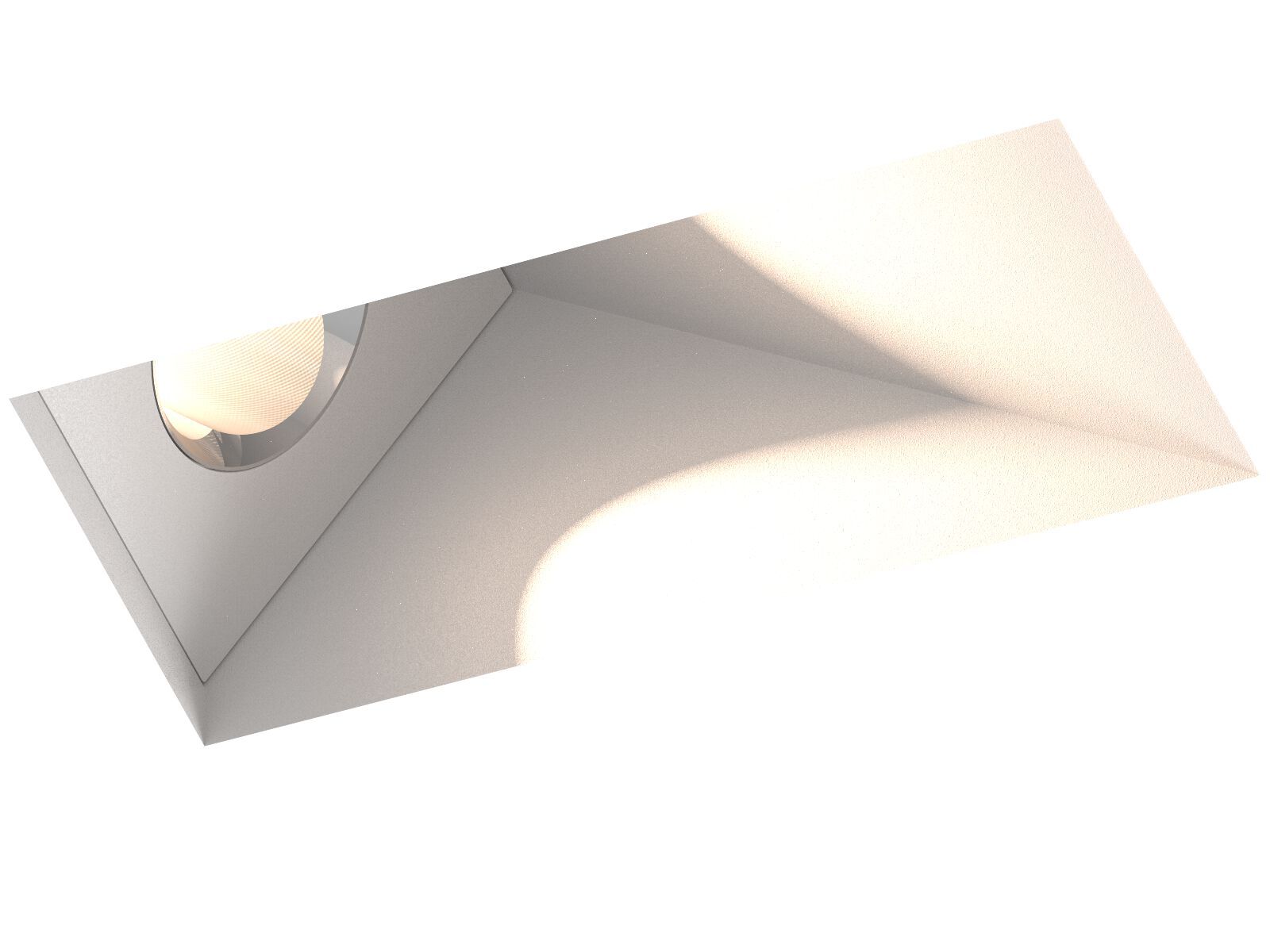 Прямоугольный светодиодный прожектор из литого алюминия PROLICHT Oiko ARCH-00056671