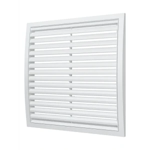 Вентиляционная решетка разъемная Fonet 350x350 мм пластик цвет белый