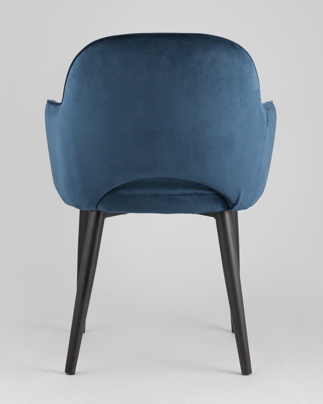 Стул с подлокотниками мягкий сине-зеленый с черными металлическими ножками "Венера" STOOL GROUP ДИЗАЙНЕРСКИЕ 00-3881944 Зеленый  - Вид №4