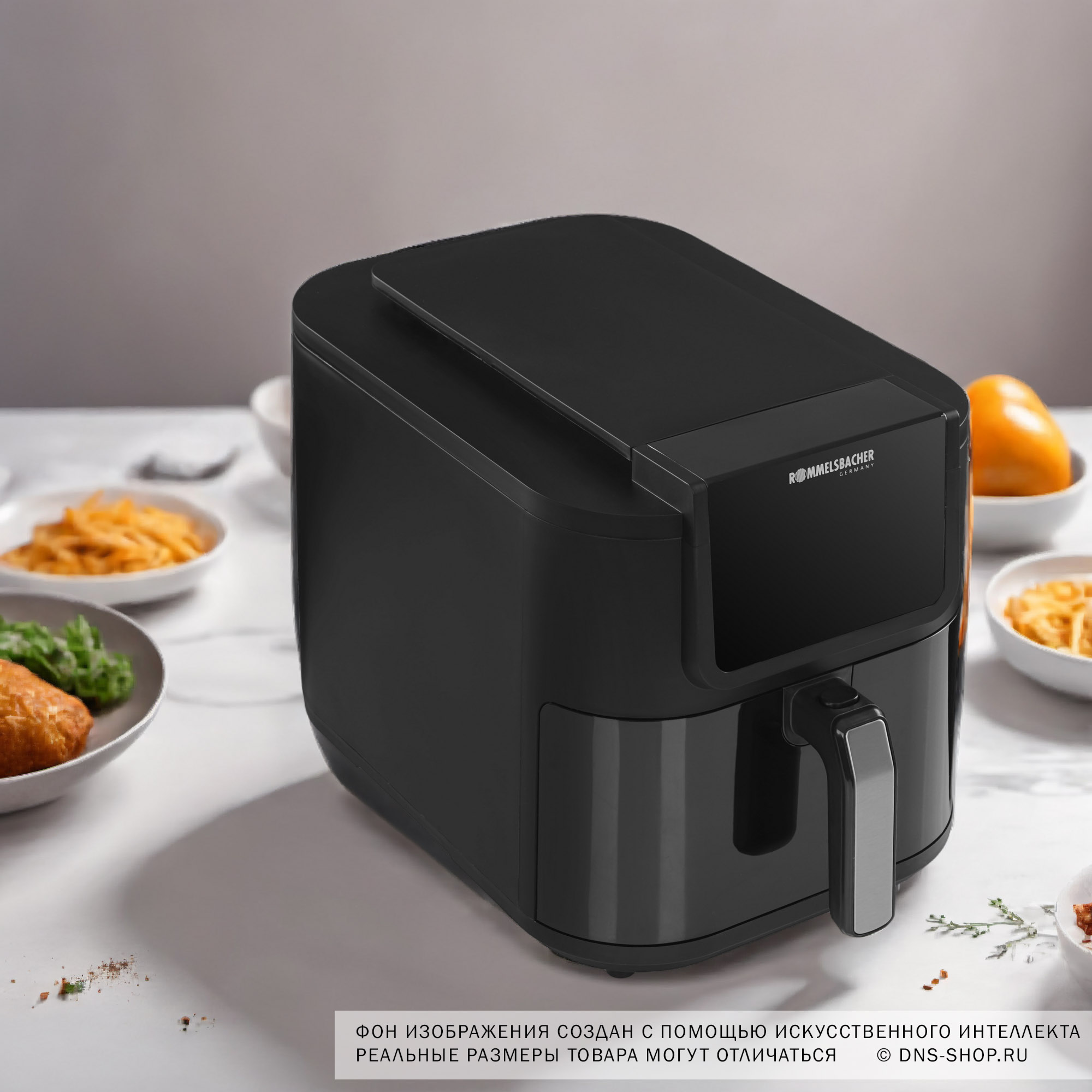 9168808 Аэрогриль Rommelsbacher FRH 1700 черный STDN-0038711 - Вид №8