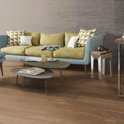 Инженерная доска Boen Noble Barrel 178 Live Natural Ированная С Фаской 2v Дуб Натур с брашью (Текстурированная) 2200х178 мм OOEF4KFD - Вид №1