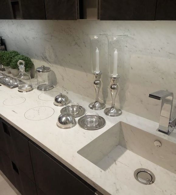 Столешницы для кухни - Мрамор Каррара LIGRON LIST258 6038 - Вид №12