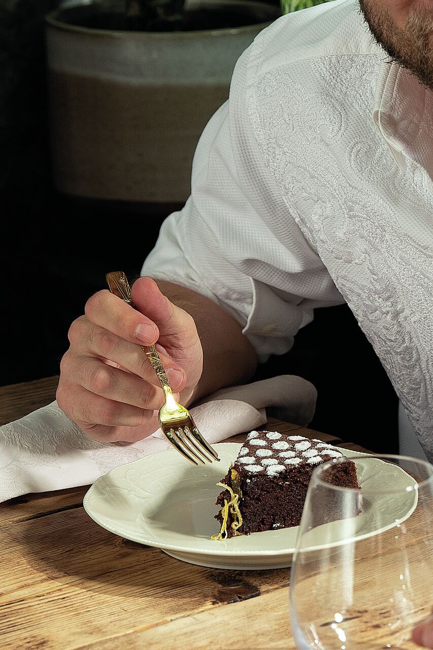 Набор из 6 десертных вилок из нержавеющей стали Sambonet джунгли ARCH-00003909