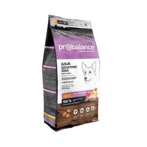 ПР0059575 Корм для собак Gourmet Diet говядина, кролик сух. 15кг PROBALANCE