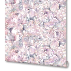 Обои флизелиновые Startdeco Натали сиреневые 1.06 м 989445