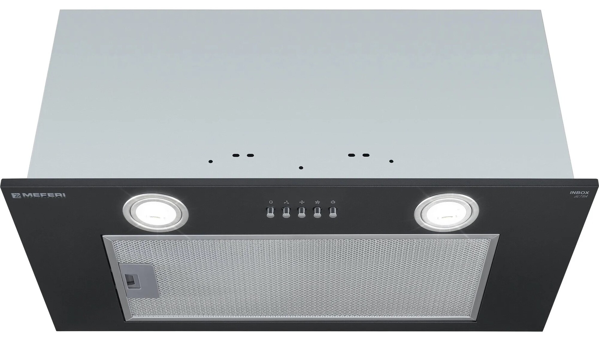 9168677 Вытяжка полновстраиваемая Meferi INBOX60BK ULTRA черный STDN-0047706 - Вид №1