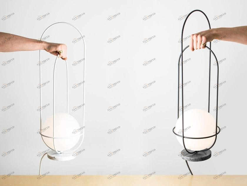 ANDlight Настольная лампа из стали и стекла Orbit sun-id-1464114