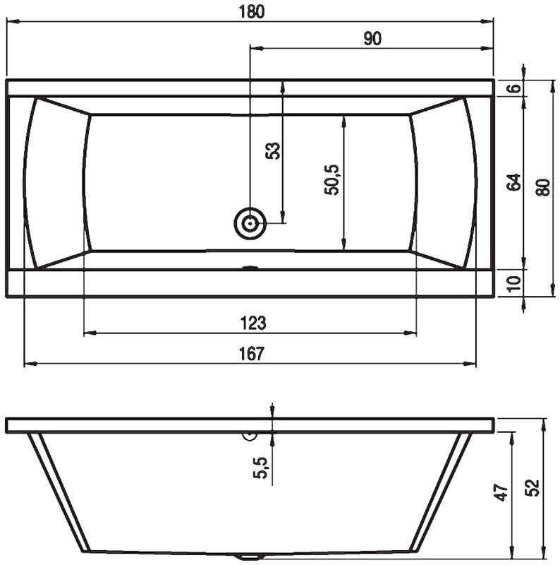 BA7200500000000 Ванна Riho Julia Santreyd - Вид №2