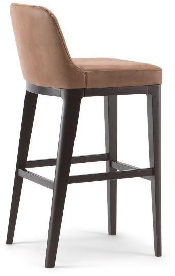 Tirolo Кожаный табурет со спинкой и подставкой для ног Lotus 063 sg - Вид №1