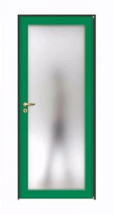 Capoferri Serramenti Дверь из дерева и стекла Modern