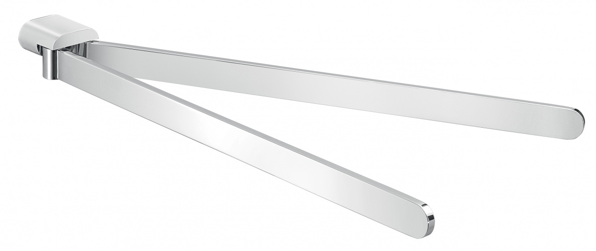 A123(13) Gedy G-Azzorre, полотенцедержатель двойной поворотный, цвет хром 