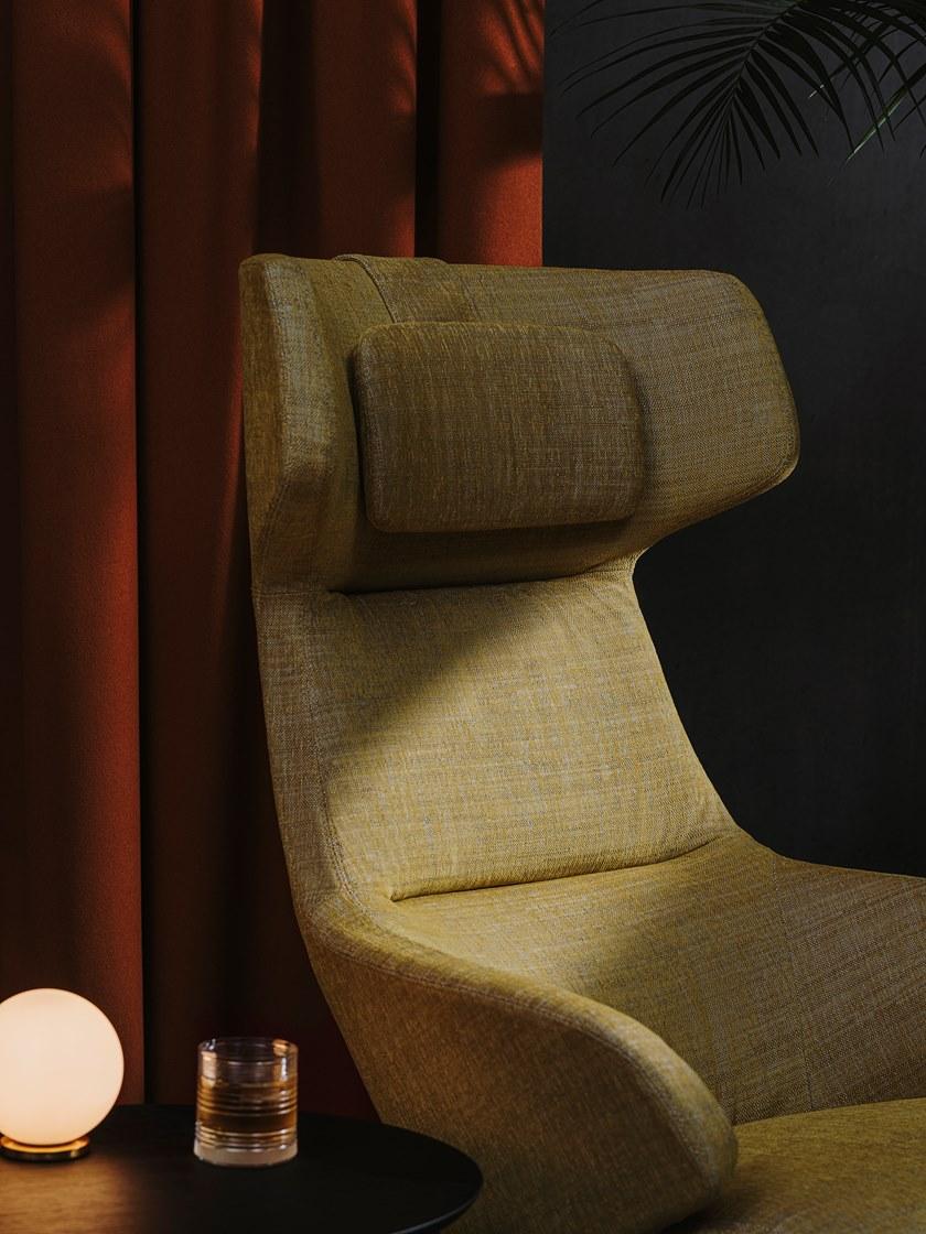 arper Стул Wing из ткани с 4-мя спицами и подлокотниками Aston club sun-id-1458915 - Вид №3