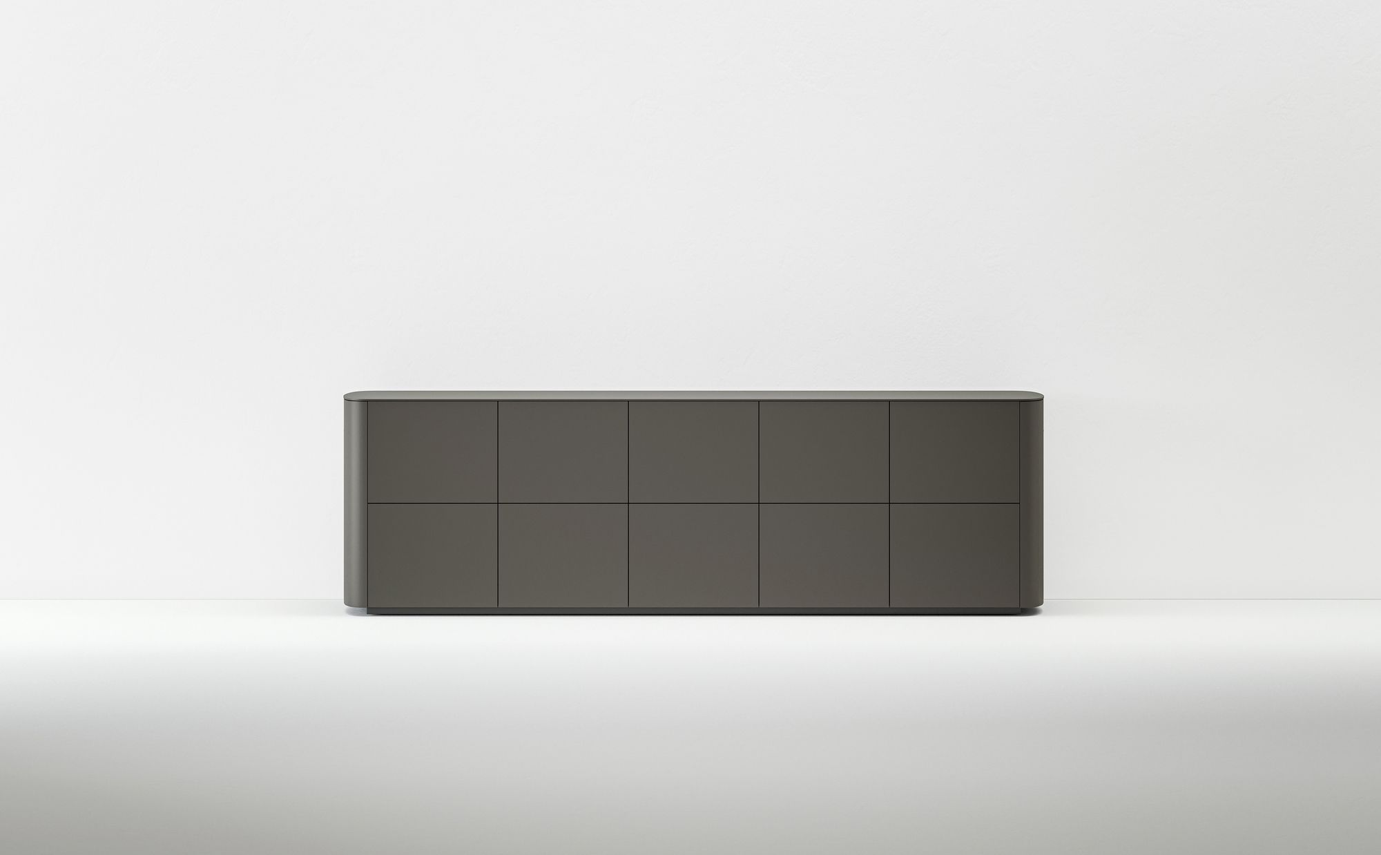 Секционный деревянный шкаф с распашными дверями Caccaro Side ARCH-00079569 - Вид №1