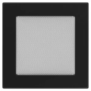 Вентиляционная решетка Kratki 17х17 (черная)