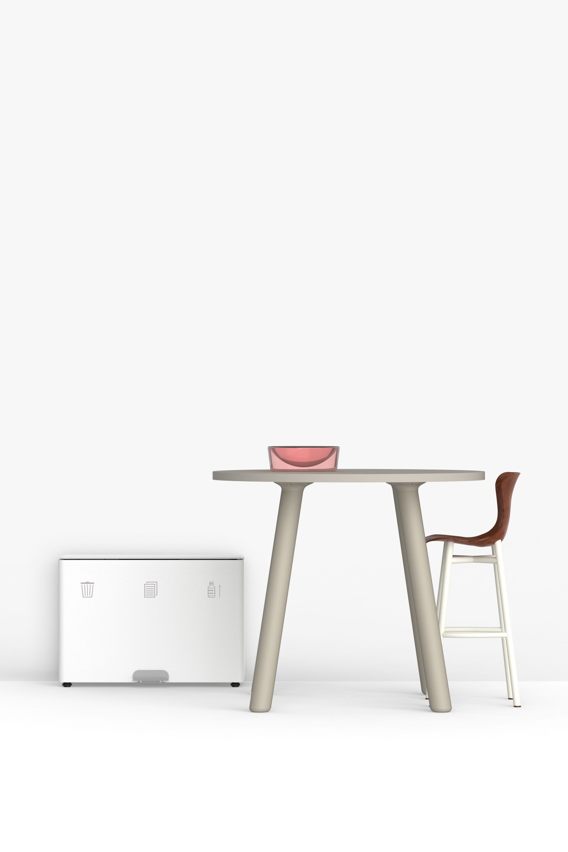 Высокий треугольный стол из композитного материала и алюминия FUNCTIONALS MONOLITE ARCH-00050315 - Вид №42