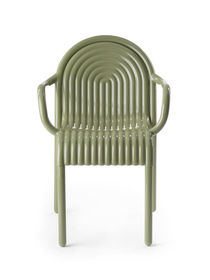 Алюминиевый садовый стул Tom Dixon Groove ARCH-00078323 - Вид №1