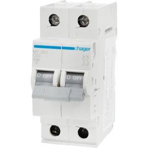 Автоматический выключатель Hager MY263 1P N C63 А 4.5 кА
