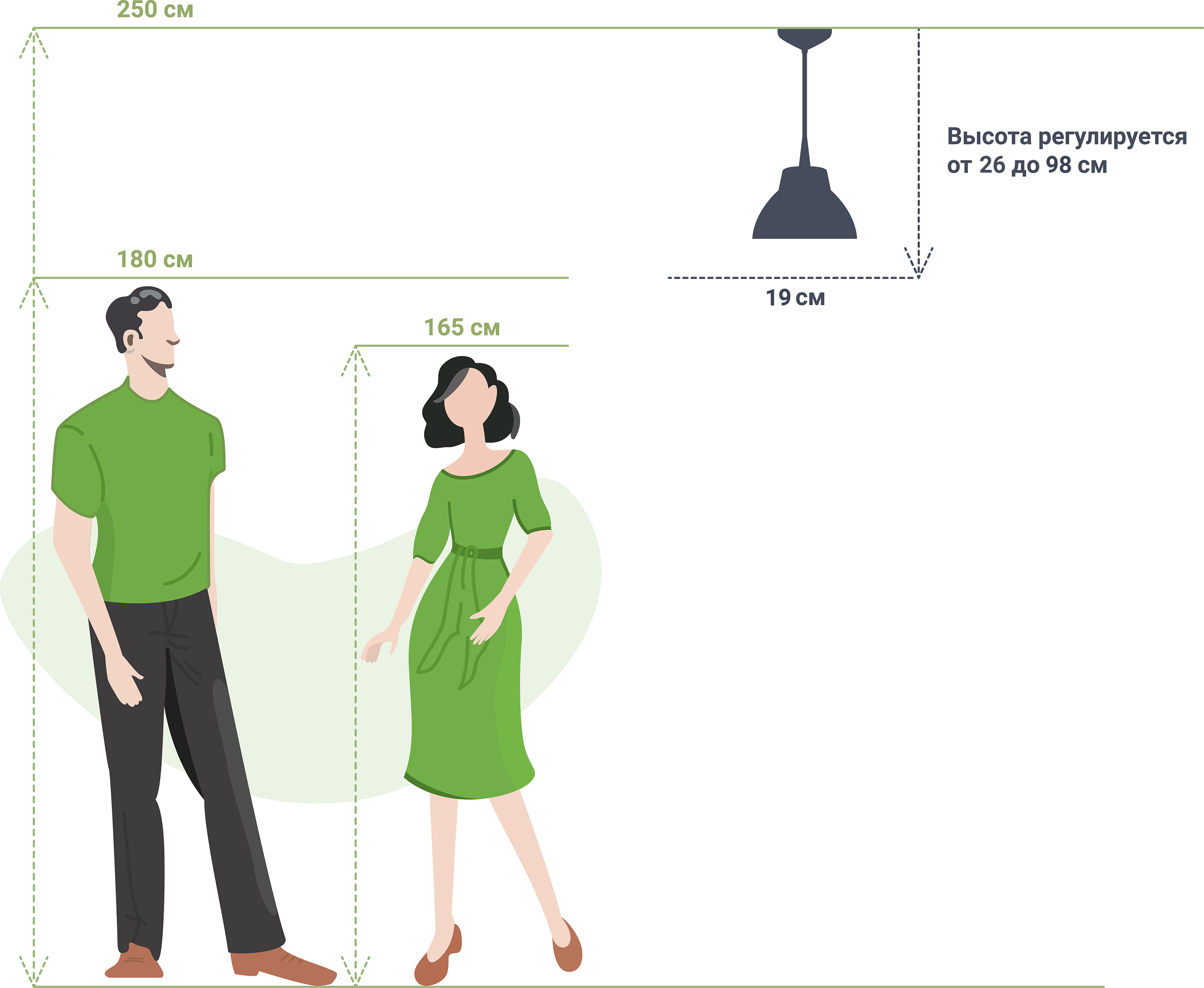 Vitaluce Маяк — подвесной светильник с дымчатым стеклом для современного интерьера 82622668 STLM-0031997 - Вид №3