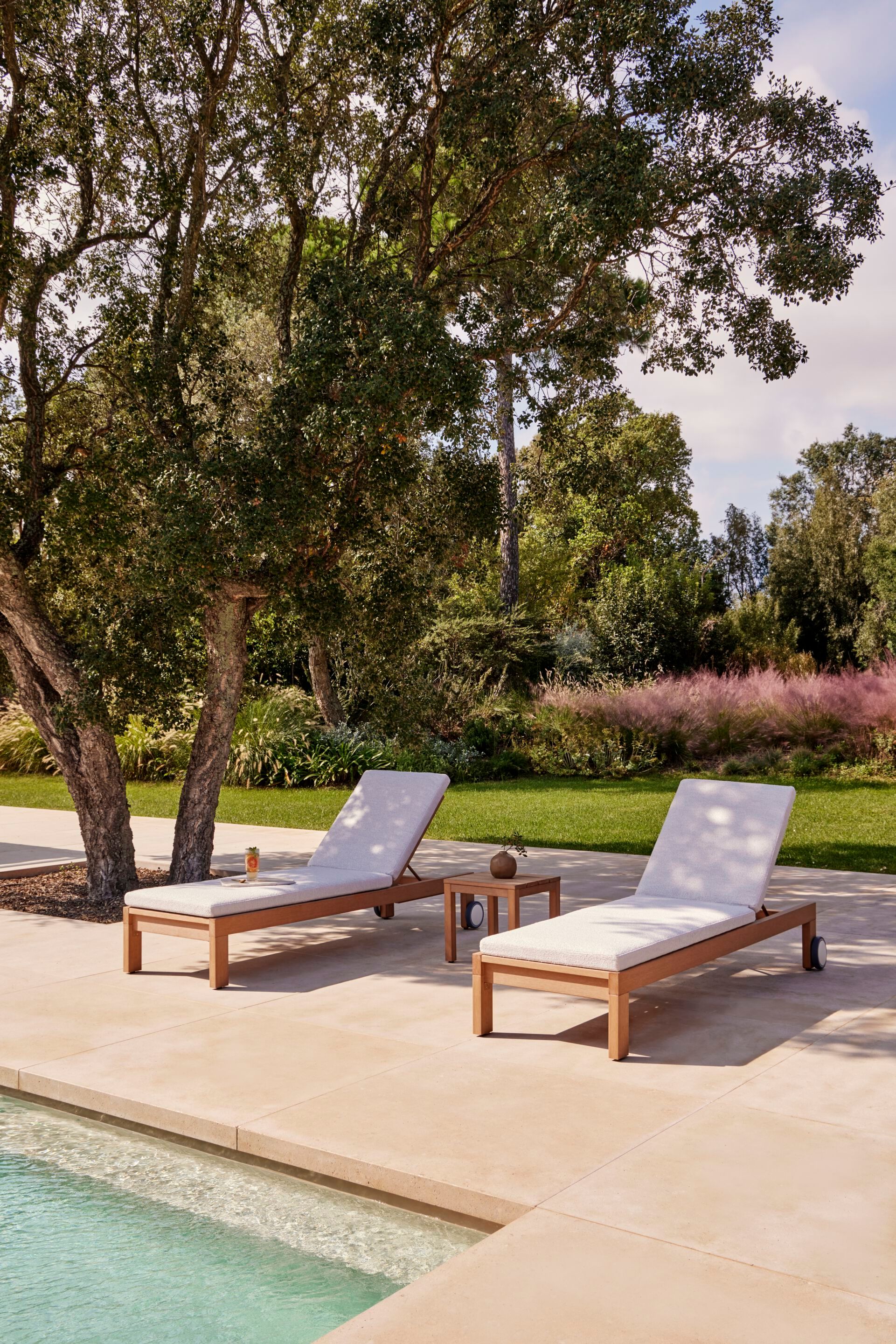 Квадратный садовый журнальный столик в TechTeak POINT Kahn ARCH-00091088 - Вид №2