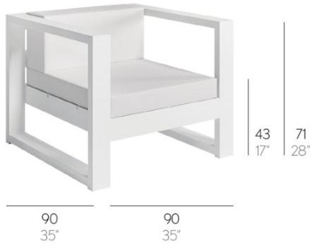 GANDIABLASCO Садовое кресло салазки Na xemena sun-id-1414715 - Вид №5