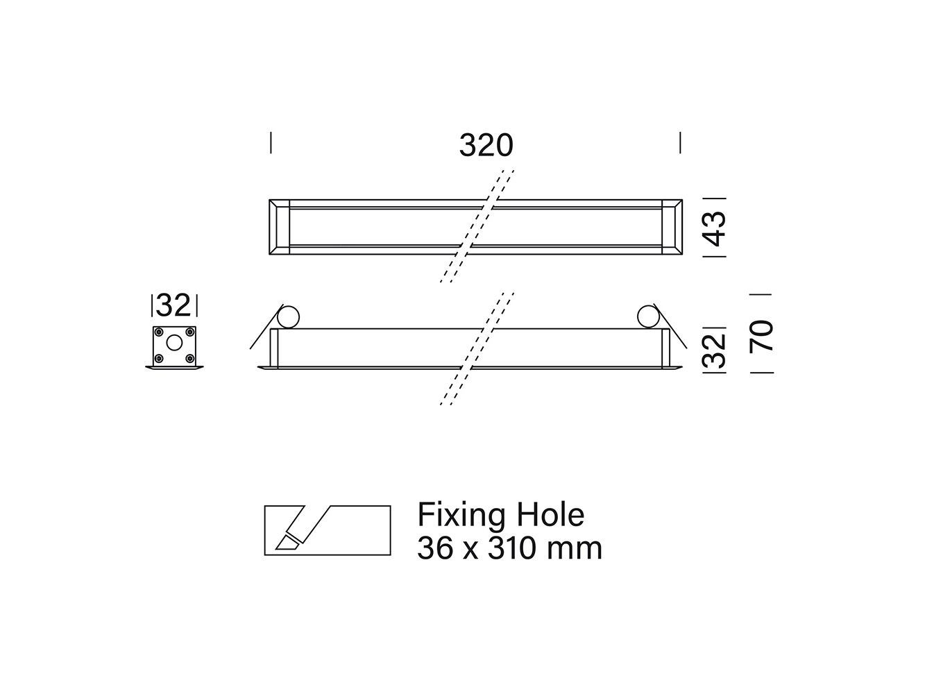 Алюминиевый потолочный линейный профиль освещения Platek Mini Corniche ARCH-00100763 - Вид №3