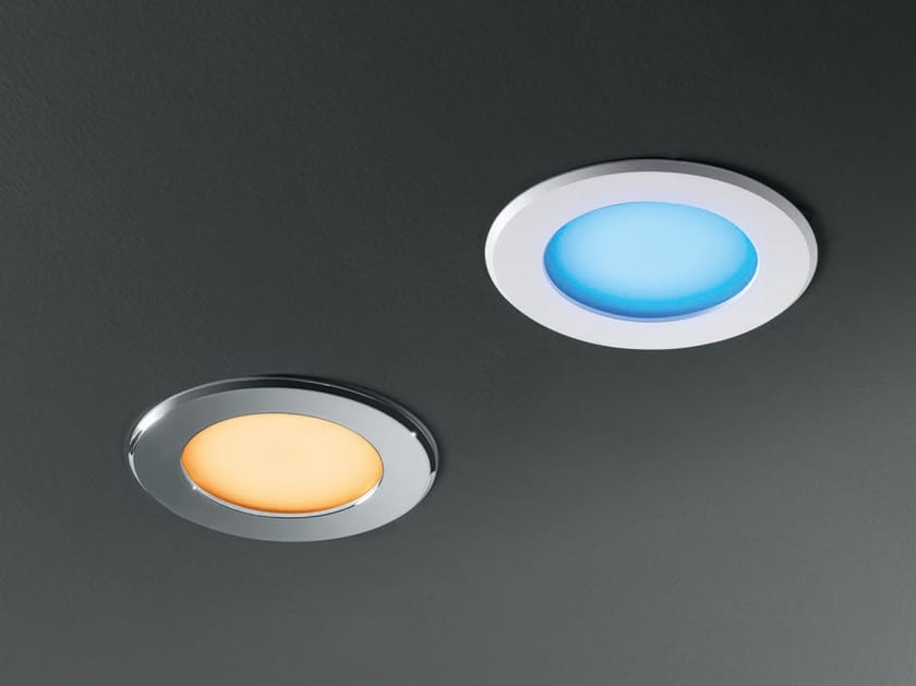 Алюминиевый встраиваемый прожектор с системой RGB Fan Europe Lighting INTEC ARCH-00106488