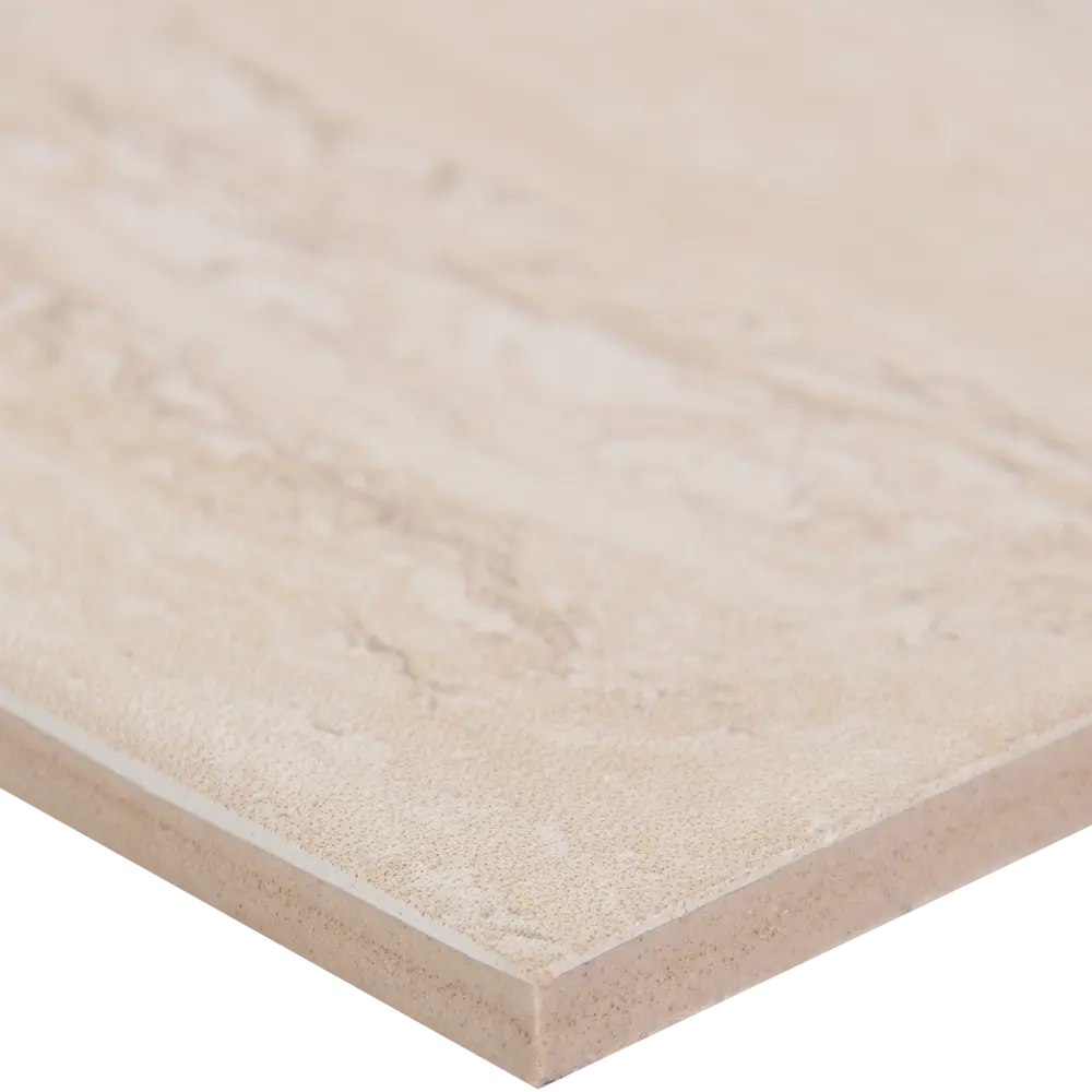 Глазурованный керамогранит Kerama Marazzi Травертин 30x30 см 1.44 м² матовый цвет бежевый 82273558 STLM-2141488 - Вид №1