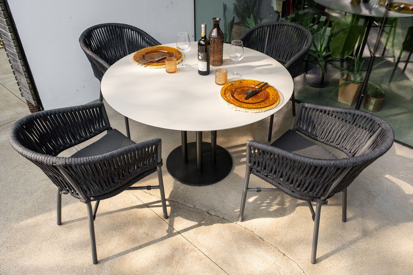 Круглый садовый стол DRIGANI плоская поверхность ARCH-00123329 - Вид №3