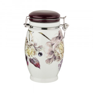 358-1586 Посуда керамическая Ёмкость для сыпучих продуктов 1100 мл Пурпур Lefard