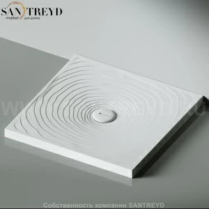 Flaminia WATER DROP Душевой поддон 100 см белый DR8010.9016