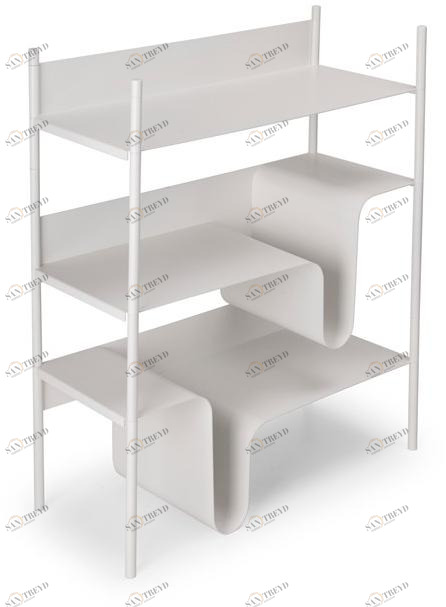 True Design Книжный шкаф из листового металла Wave Wa5812+wa7890