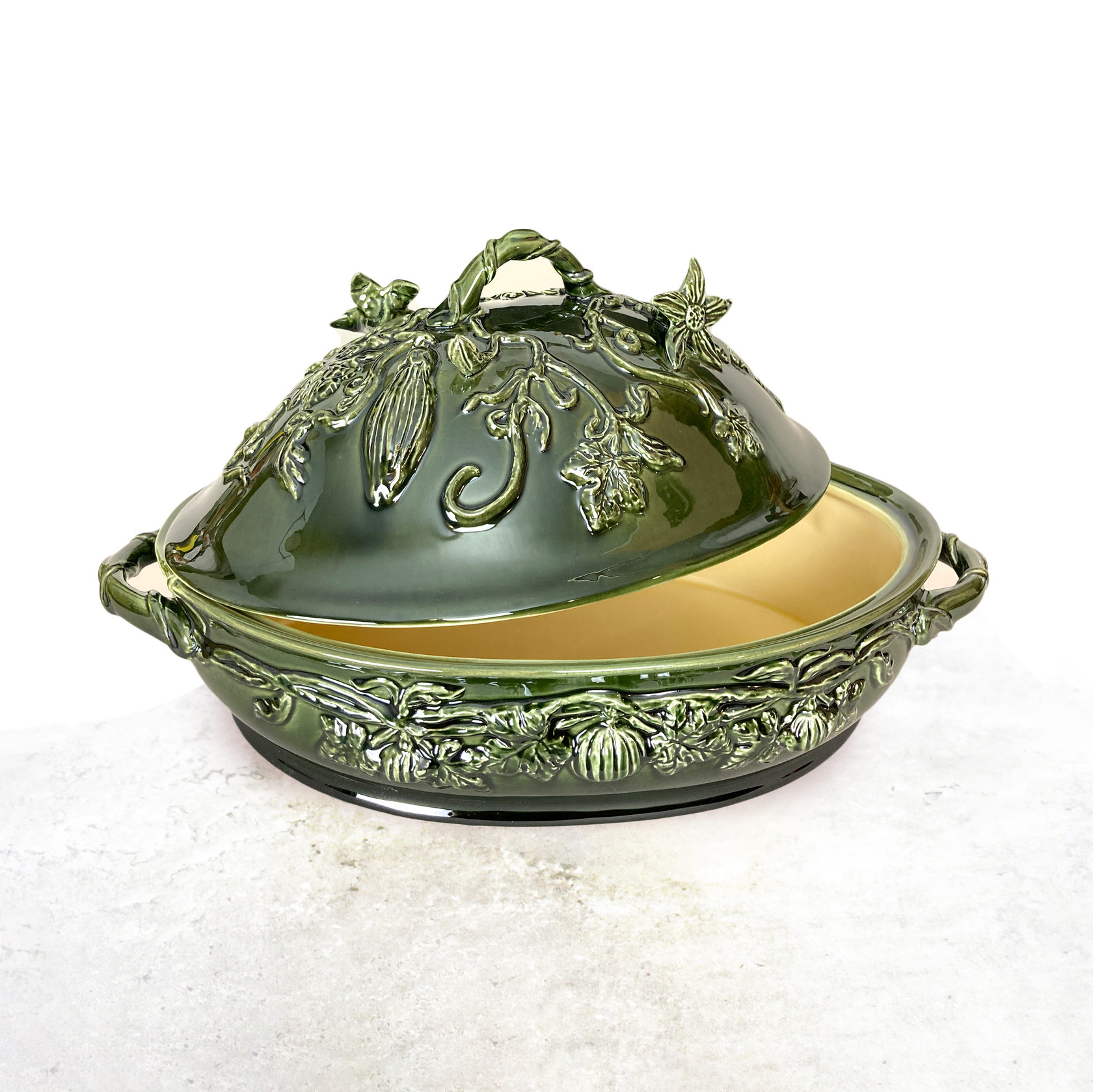 Блюдо для рагу Белый/голубой PROVANSFAIENCE sun-id-994507 - Вид №1