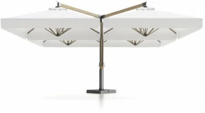 Atmosphera Многоразовый регулируемый зонт из ироко и акриловой ткани Ombrelloni Omb.ga.