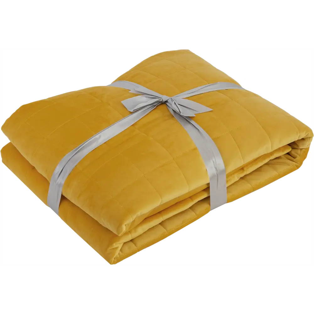 Покрывало INSPIRE Velvet Etna — велюровая элегантность в солнечном цвете 89090580 STLM-0078264 - Вид №2