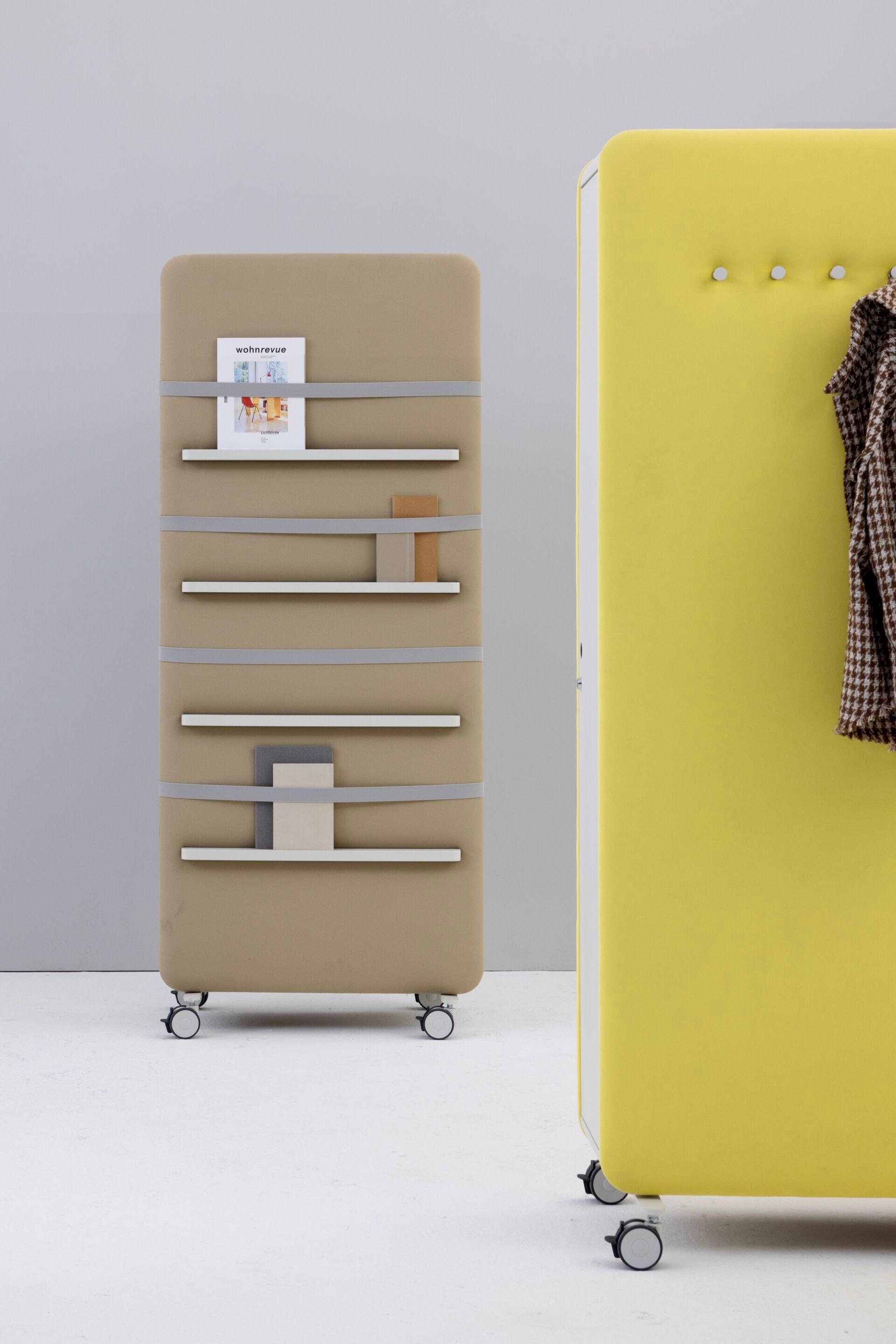 Мобильный звукопоглощающий офисный перегородка из ткани на колесах Cascando подушка ARCH-00041141 - Вид №7